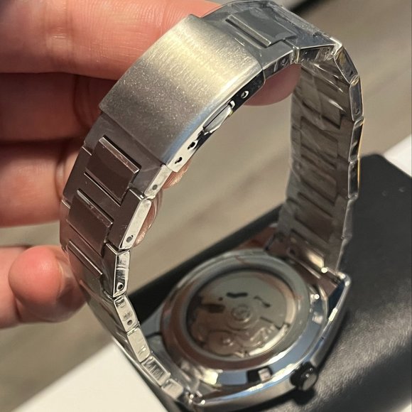 seiko mod black texture dial GMT function automatic watch - Picture 2 of 4